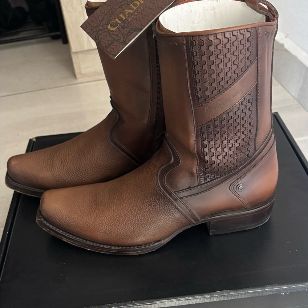 Cuadra Brown Leather Boots for Men